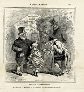 Illustrasjon av Hadol (1835-1875) i Le Charivari av Paul Hadol