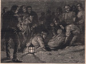 Begravelse av Sir John Moore AD 1809 av Paul Hardy