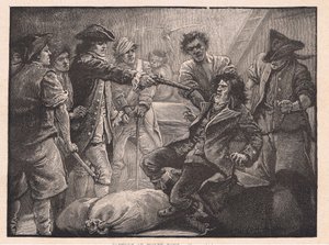 Fangst av Wolfe Tone AD 1798 av Paul Hardy