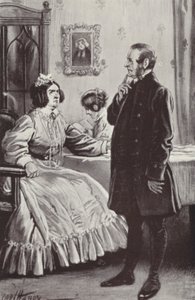 Illustrasjon for Barchester Towers av Anthony Trollope av Paul Hardy