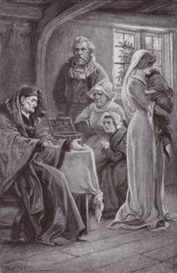 Illustrasjon for The Cloister and The Hearth av Charles Reade av Paul Hardy