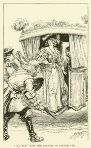 "Old Mob" raner hertuginnen av Portsmouth (gravering) av Paul Hardy