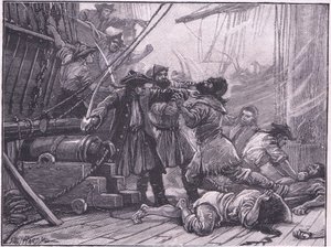 Inntektskuttere fanger et amerikansk smuglerfartøy av Paul Hardy