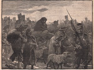 Wellingtons trekker seg tilbake fra Coimbra AD 1810 av Paul Hardy