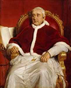 Portrett av pave Gregor XVI 1765-1846 av Paul Delaroche