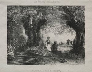 Fantasy, 1836.  av Paul Huet