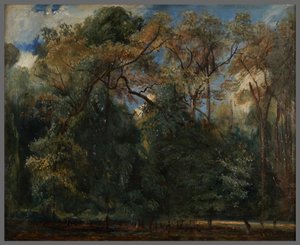 Almetrærne i Saint-Cloud av Paul Huet