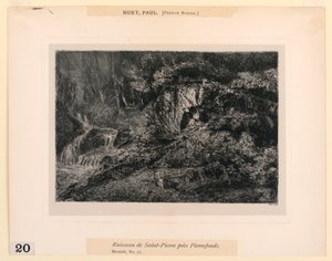 Strøm av Saint-Pierre av Paul Huet