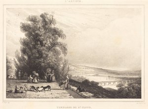 Terrassen ved Saint-Cloud av Paul Huet