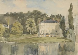 Utsikt over slottet ved Folembray, ca. 1831.