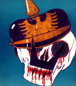 Karikatur av Kaiser Wilhelm, 13. april 1916 av Paul Iribe