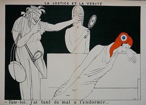 Rettferdighet knebles Sannheten slik at Marianne kan sove av Paul Iribe