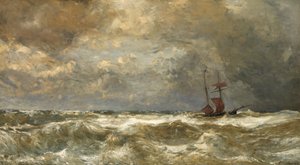 Rough Sea (olje på lerret)