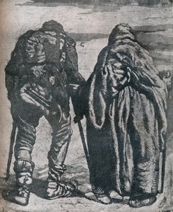 Vagrants, c1800-tallet, 1924 av Paul Joseph Blanc