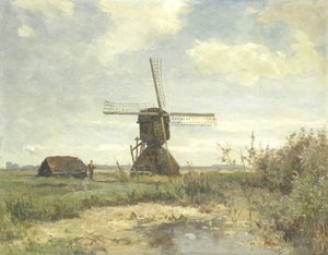 "Sunny Day", en vindmølle på en vannvei