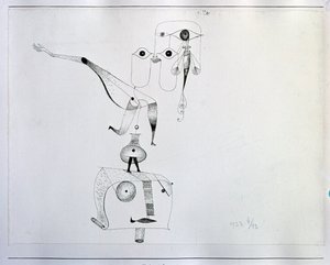A Caprice of Balance (Tegning, 1900-tallet) av Paul Klee
