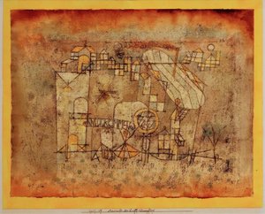 Ankomst av luftdamperen av Paul Klee