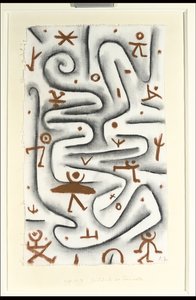 Område med høyt humør; Gelande des Ubermutes av Paul Klee