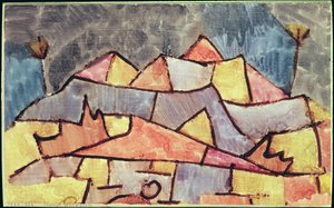 Strenge fjellform av Paul Klee