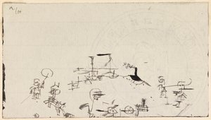 Busy Beach, 1926. av Paul Klee