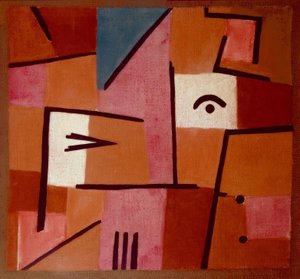 Utsikt fra rødt av Paul Klee