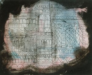 Brennende slott av Paul Klee