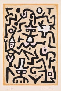 Komikernes håndseddel av Paul Klee