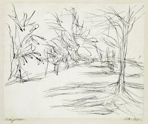 Landevei til Schwaing av Paul Klee
