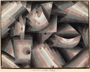 Krystallgradering, 1921. av Paul Klee