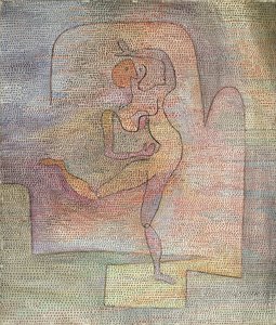 ""Dancer"" (danser) - Maleri av Paul Klee (1879-1940) av Paul Klee