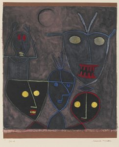 Demoniske dukker, 1929 av Paul Klee