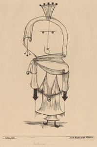 Heksen med en kam av Paul Klee