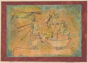 Destillasjon av pærer, 1921. av Paul Klee