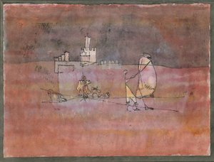 Episode Before an Arab Town, 1923 av Paul Klee