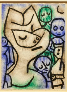 Uttrykk av et ansikt av Paul Klee