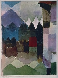 Fohn Wind i Franz Marcs hage av Paul Klee