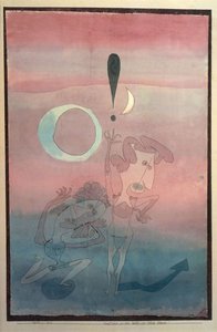 Hovedscene fra balletten The False Oath, 1922. av Paul Klee