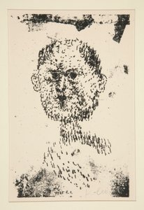 Head (Kopf) - Bearded Man (Baertiger Mann) av Paul Klee