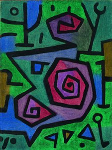 Heroiske roser, 1938 av Paul Klee