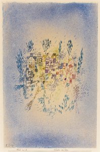 Hus ved parken. av Paul Klee