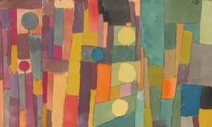 I stil med Kairouan, oversatt til moderat. 1931 av Paul Klee