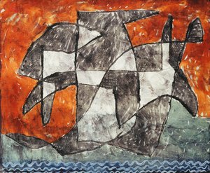 Lake Ghost; Se Gespenst av Paul Klee