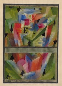 Landskap nær E. i Bayern, 1921. av Paul Klee