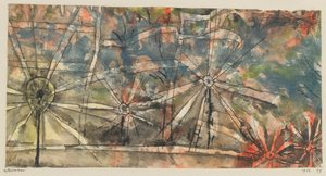 Lanterne Street Lamps, 1912. av Paul Klee