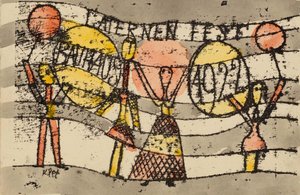Lanternefestival Bauhaus 1922, 1922. av Paul Klee