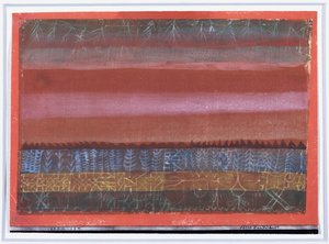 Lagdelt landskap av Paul Klee