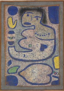 Kjærlighetssang av nymånen, 1939. av Paul Klee