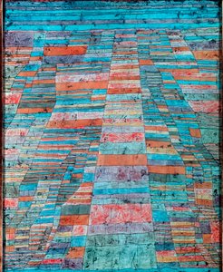 Hovedvei og sideveier Maleri av Paul Klee (1879-1940) 1929 Søn. 83x67 cm Köln, Museum Ludwig av Paul Klee