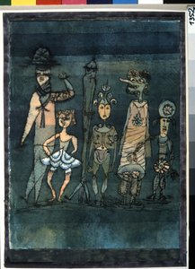Masker. Maleri av Paul Klee (1879-1940) av Paul Klee