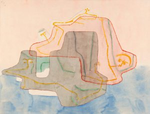 Myten om en øy, 1930. av Paul Klee